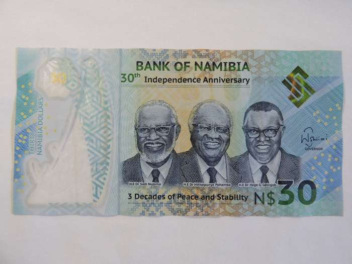 Namibian $30 Thirty Dollar Bank note
