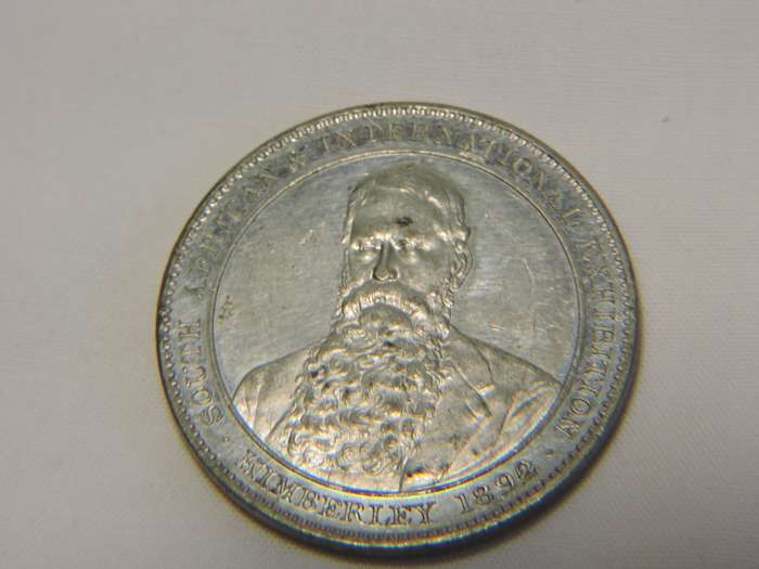 1892 Kimberley South African International Exhibition Medallion / Token