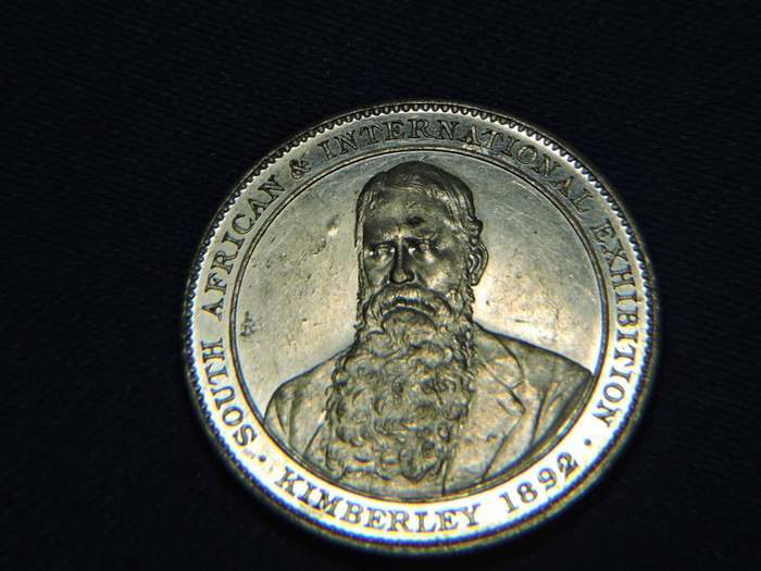 1892 Kimberley South African International Exhibition Medallion / Token