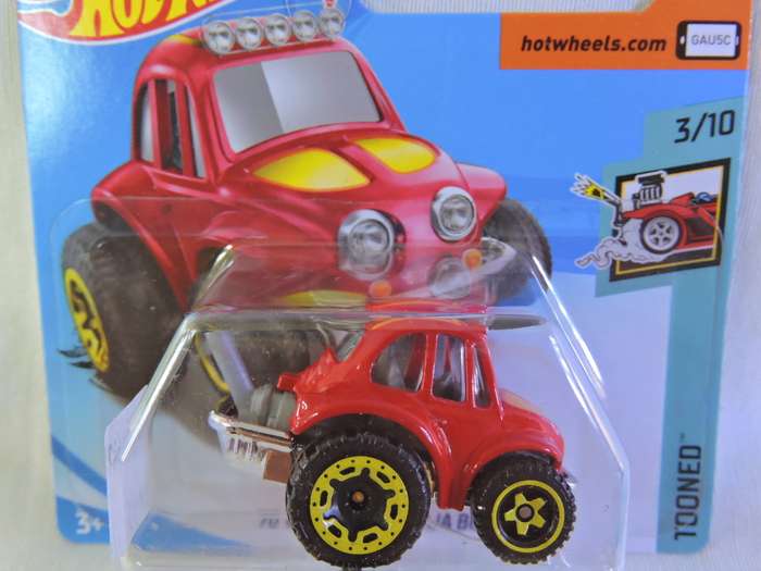 Hot Wheels Volkswagen VW Beetle Baja Bug ( Tooned Red )