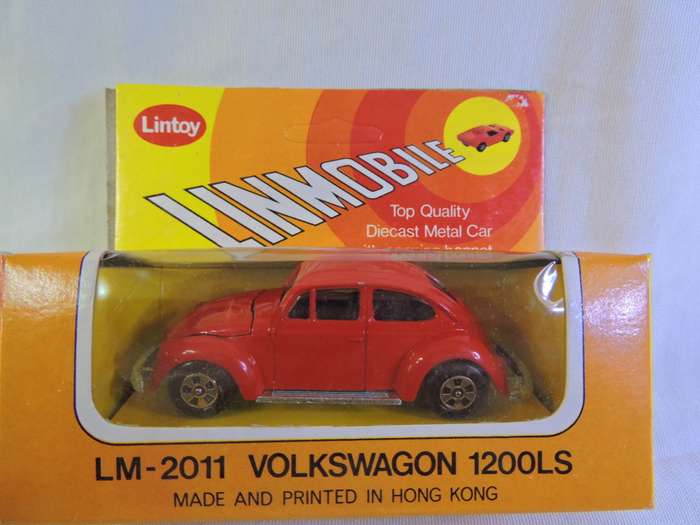 Lintoy Volkswagen VW Beetle 1200 LS ( Red ) MINT IN BOX  like Hot Wheels
