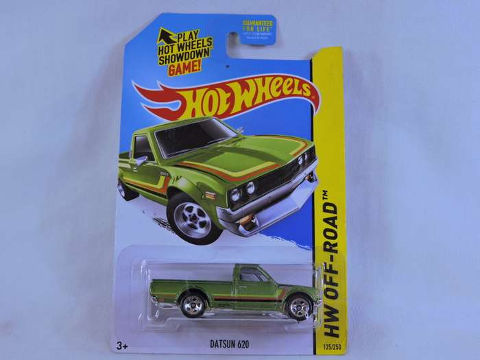 Hot Wheels NISSAN 620 Truck Bakkie ( Green ) Like Datsun