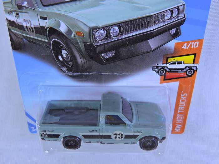 Hot Wheels NISSAN 620 Truck Bakkie ( Teal Green #73 ) Like Datsun