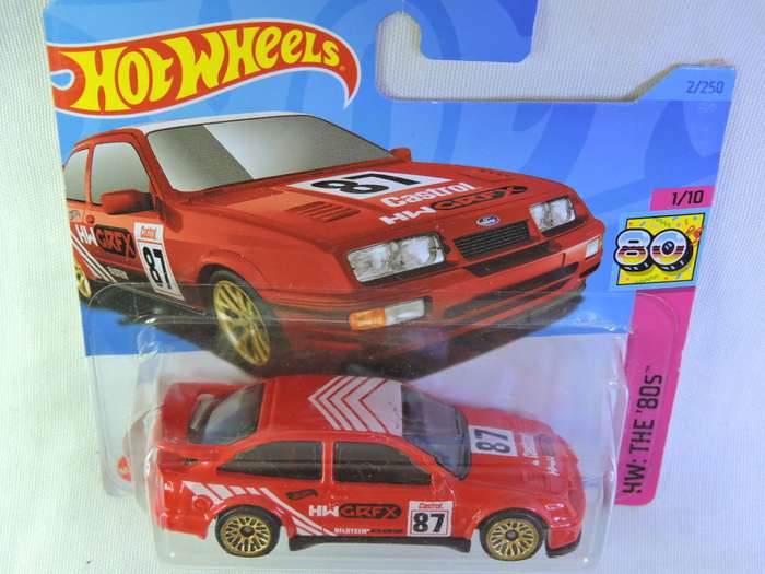 Hot Wheels FORD Sierra Cosworth ( Red #87 )