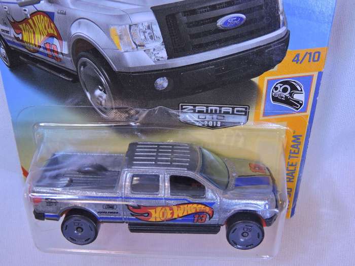 Hot wheels FORD F-150 Pick up Bakkie ( HW ZAMAC ) Special 50th Rims Long Card