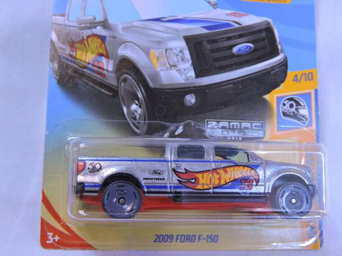 Hot wheels FORD F-150 Pick up Bakkie ( HW ZAMAC ) Special 50th Rims Long Card