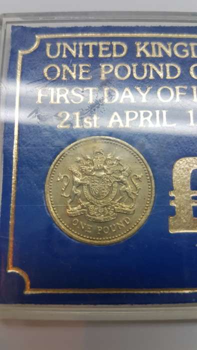 UK one pound coin 1983
