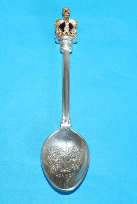 Silver-Plated Crown Teaspoon