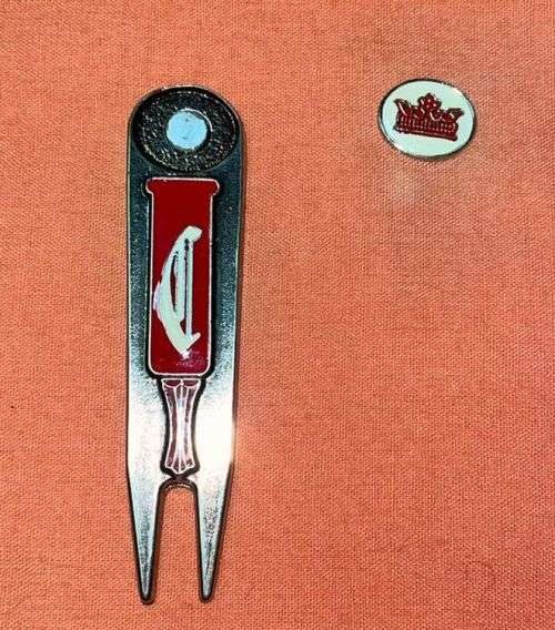 Chesterfield branded Golf divot tool + magnetic ball marker