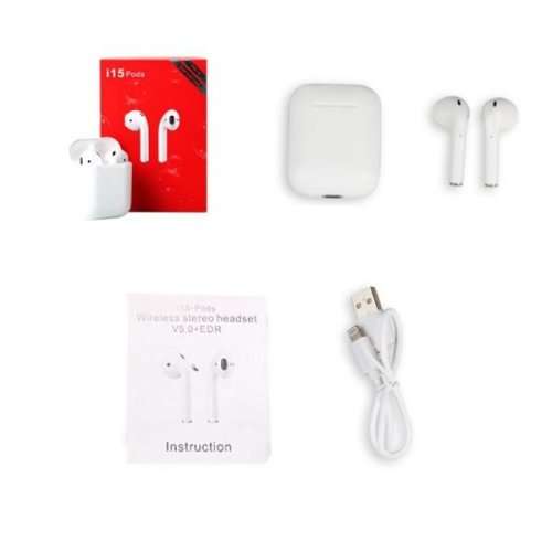 i15 TWS AIRPODS WITH SENSORS TOUCH WIRELESS