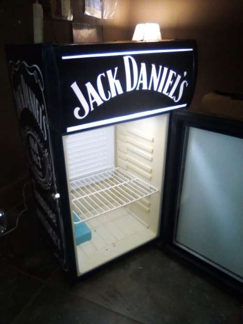 jack daniels branded bar fridge