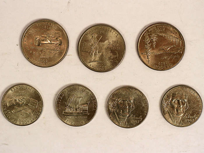 Non standard Unites States - 7 coins