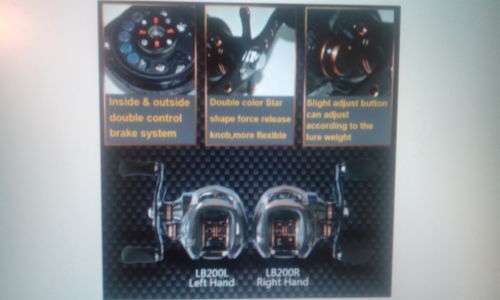 Fishdrops LB200 Bait casting Reel 18 Ball Bearings Carp Fishing Reel Right Hand