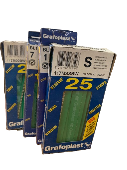 GRAFOPLAST 117MSSBW `S` WIRE MARKER (LOT OF 1200 pcs)