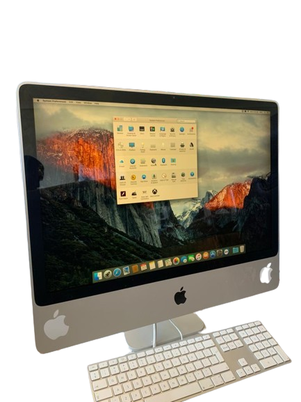 Apple iMac A1225 24` Desktop - 2008 2.8 GHz intel core duo OSX El Capitan 4 GB 8