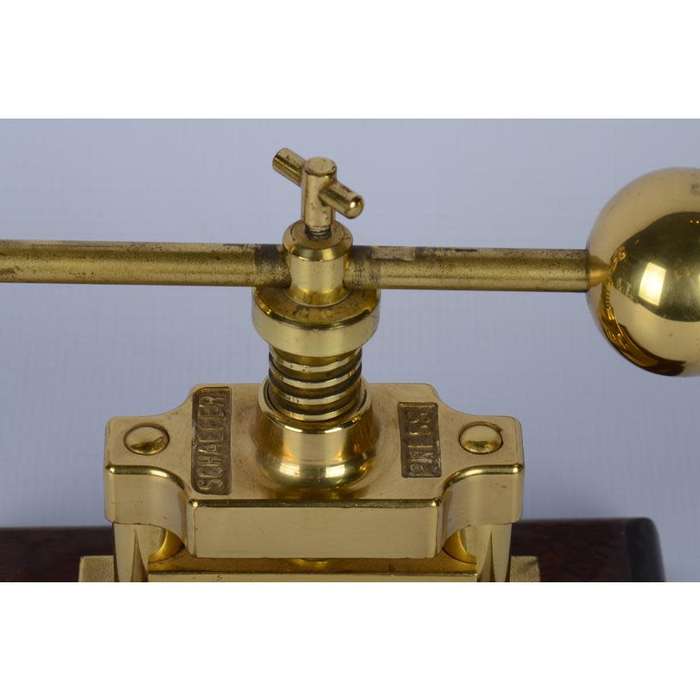 A Schaefer 20th Century Brass Nut Press