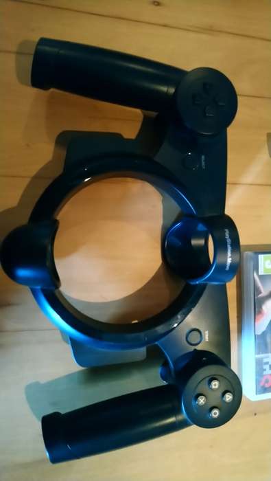 Playstation bundle, Camera, racing wheel and game