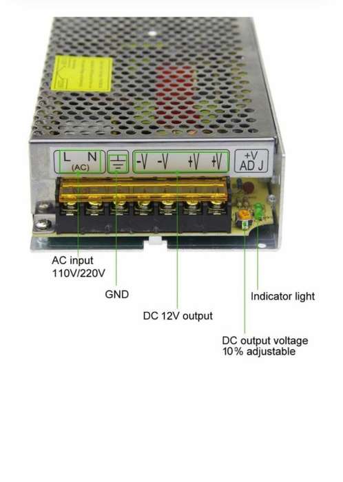 12v 30A 120w POWER SUPPLY