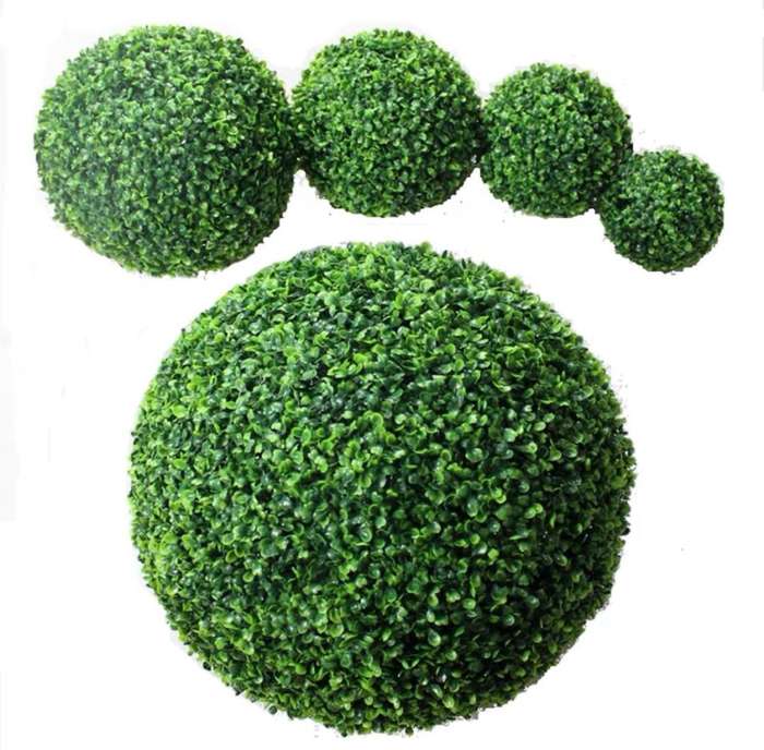 12cm Giant Artificial Boxwood Topiary Ball/grass balls/ 2pcs