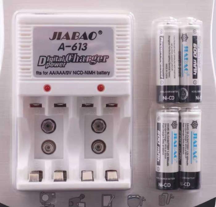 Digital charger power fits for AA/AAA/9V