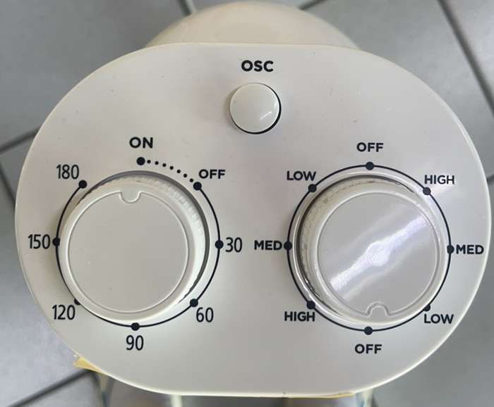 45w 3 speed Oscillating Portable Tower Fan