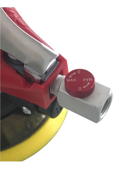 Matte Surface Circular Pneumatic Sandpaper Random Orbital Air Sander