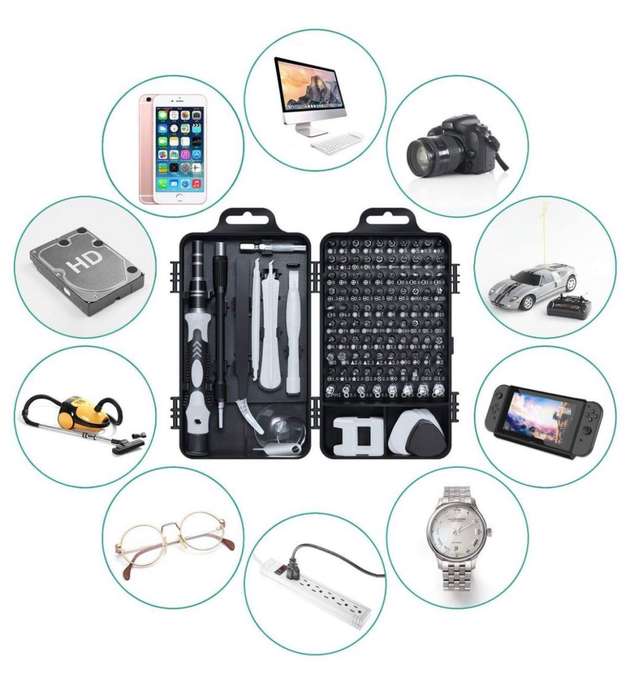 Multipurpose Magnetic Precision Screwdriver Bits & Mini Tool Kit