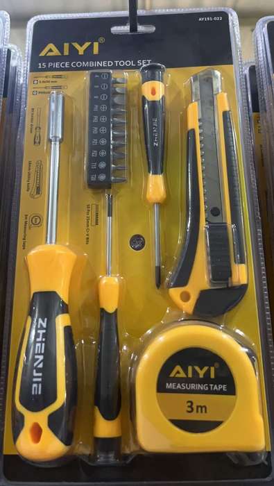 15 pcs combined tool set