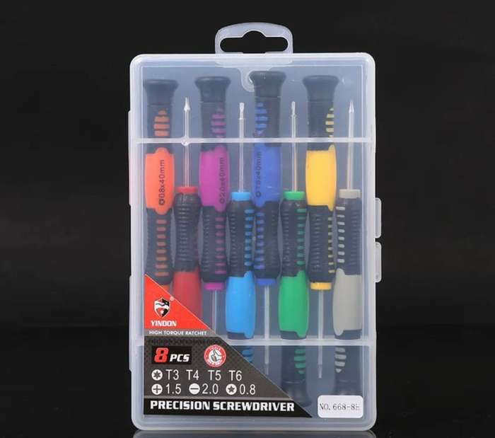 8 in 1 Precision Pocket Screwdriver Repair Tools Set