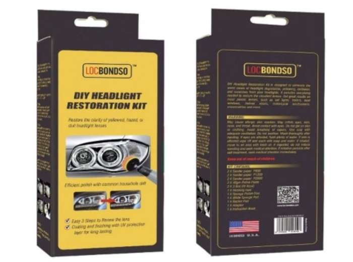 DIY Headlight Restoration Kit