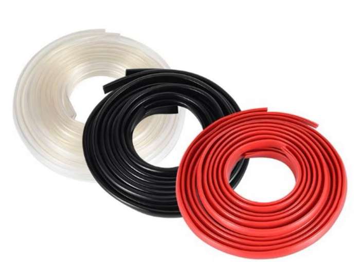 DIY Door Dent Protector Strip 5.2M Black and Clear