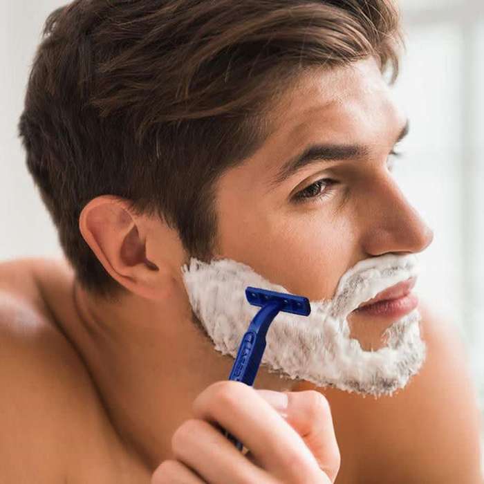 Eco LASER Razor Sport 2 Long Handle with Smoothstrip. Price for each razor. 5 in a pack