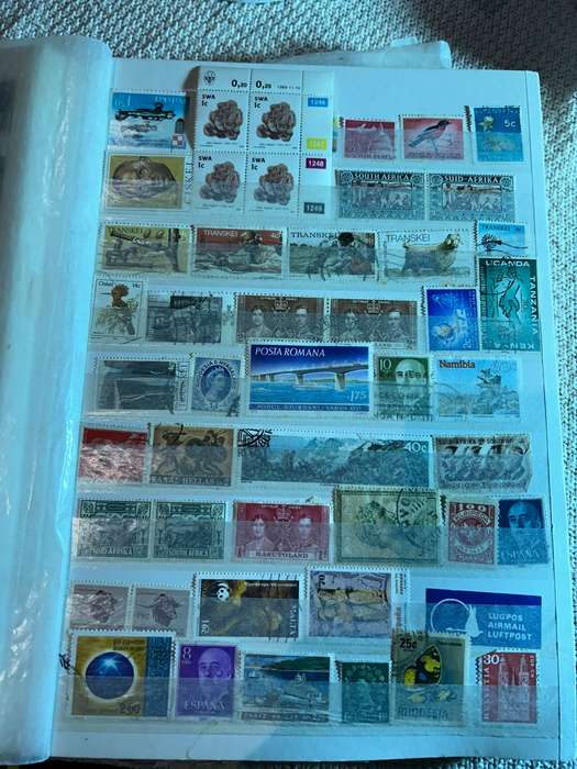 Stamp Collection over 1500 stamps. Average value per stamp R20.