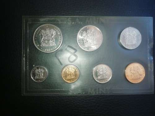 1987 S A Mint uncirculated Coin set