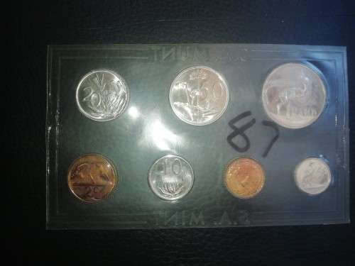 1987 S A Mint uncirculated Coin set