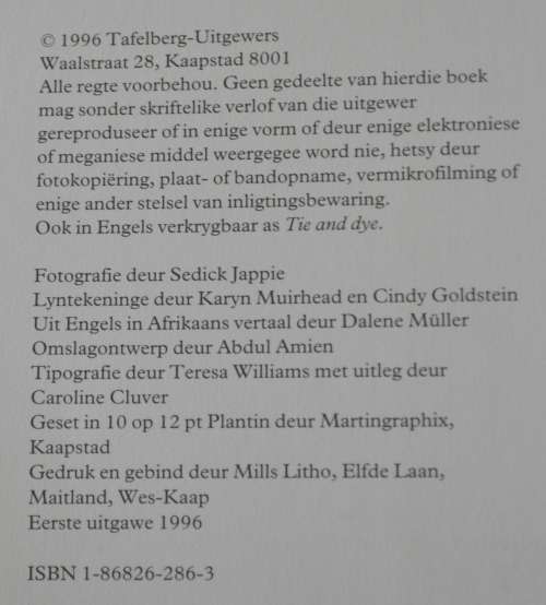 Knoop en Doop - Ann Goldstein ISBN1868262863