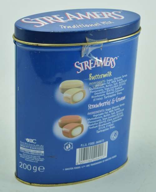 Collectible Pair of Tins - Nutcracker Valley Mixed Nuts and Streamers Traditional Mix