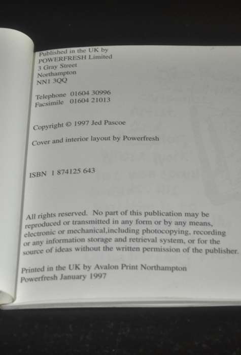`You don`t have to be MAD to be 40... but it helps. For her.` by Jed Pascoe ISBN 1874125643