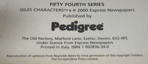 Giles Daily Express and Sunday Express Cartoons 2001 Fifty Fourth Series