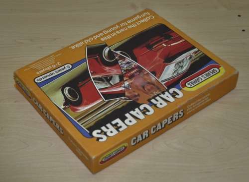 Retro, Vintage, collectible Car Capers Game 1984 J. W. Spears and Sons PLS, Printed in England