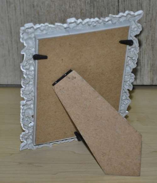 Decorative Cast Plastic Floral Photo Frame