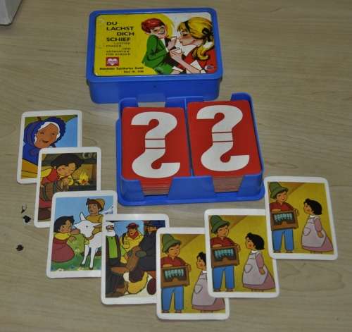 Vintage, Collectible Das Neue Heidi Magazin 4-in-1 Game Box by ASS (German)