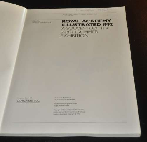 Royal Academy Illustrated Edited by Anthony Whishaw RA (1992)