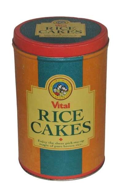 Vintage Collectible Vital Rice Cakes Tin