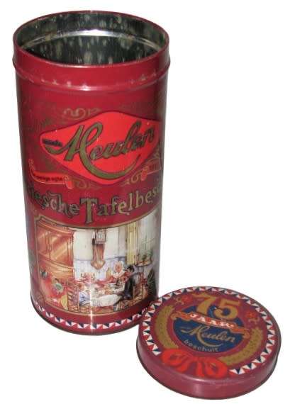 Rare, Collectible vintage Jubilee Tin 75th Anniversary (1910-1985) c1985