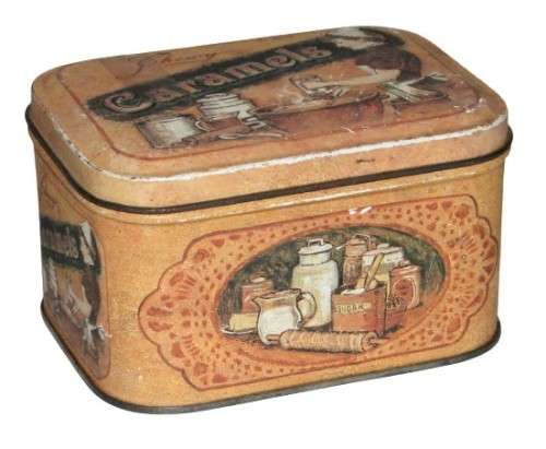 Vintage, Collectible Nostalgia Collection Chewy Caramels Tin