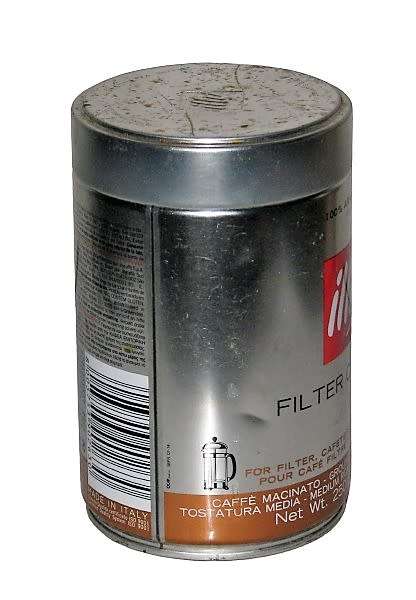 Contemporary Collectible illy Filter Coffee Tin