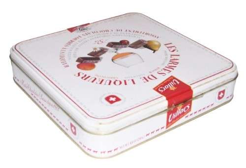 Collectible, Contemporary Villars Liqueur filled Chocolates Tin