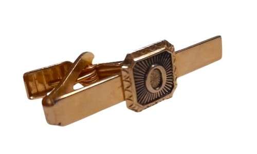 Vintage Gold Tone Tie Clip