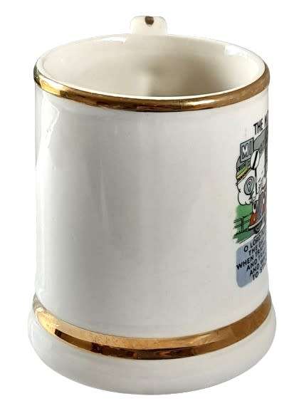 Vintage Prince William Warranted 22 ct Gold Trimmed Mug - The Motorist`s Prayer